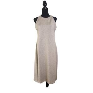 SPANX Air Essentials Tank Grey Midi Dress, Size Large